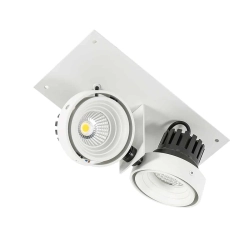 Lampa podtynkowa Patrizio GL7118-2/2X12W 3000K WH+BL Italux - zdjęcie 2